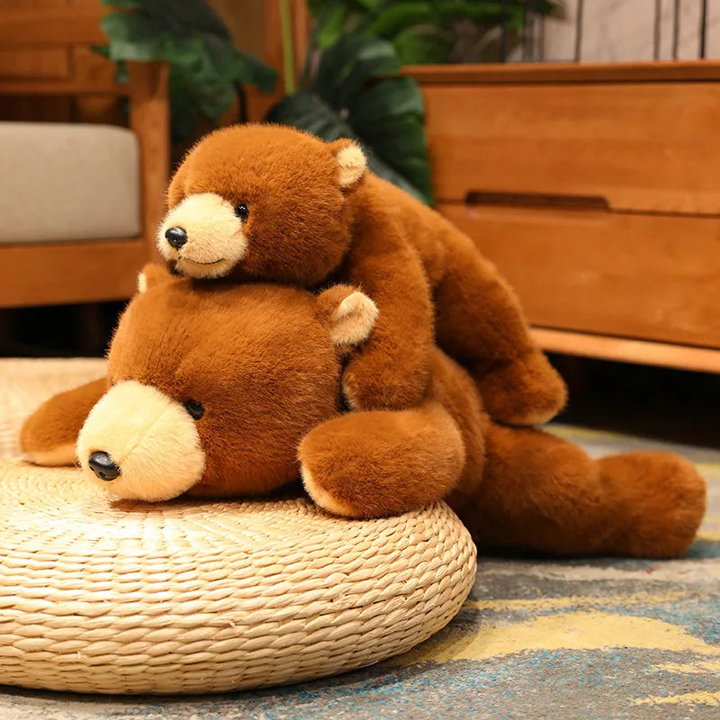 Panda Plush Comfort Soft Animal Plush Raccoon Fox Bear Floor Cushion Birthday Gifts Soft Pillow Toys for Girls Gift Room Decor