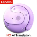 Lenovo Wireless Bluetooth AI Real-time Language Translation Earphones 144 Languages Ear Hanging Headphone Translator For Busine